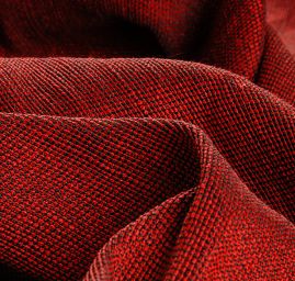 Kostýmová látka Art Fabrics bavlna směs červenovínová