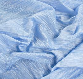 Taft kreš plastický šanžán světel modrý