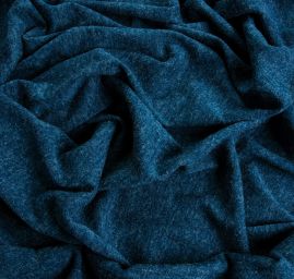 Úplet jemný teplejší s vlasem tm. zelený melír