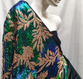 Krajka tylová s flitry