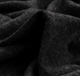 Vařená vlna tmavě šedá