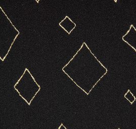 Tyl pružný zlatý tisk