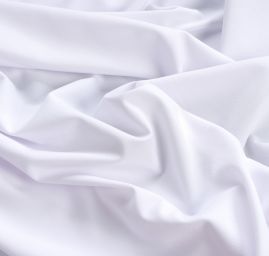 Žoržet šatový silnějsí viskoza směs lomená bílá II.jakost