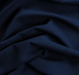 Žoržet šatový silnější viskóza směs v tmavě modrá