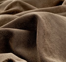 Manšestr pružný khaki zelenošedý