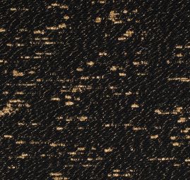 Kostýmová látka plastický vzor černozlaté barvy