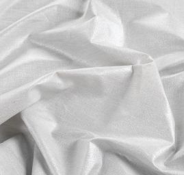 Len pevný se zátěrem polyakrylu lamé šedá/stříbrná