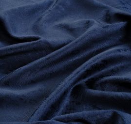 Dekorační závěsová látka tmavě modrá