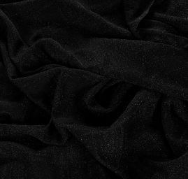 Lamé úplet černočerný vzor kostky