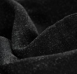 Lamé úplet černočerný vzor kostky