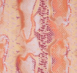 Imitace vzor hadí kůže látka šatové hedvábí