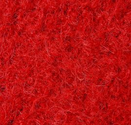 Vlněná kostýmová látka buklé s vlasem červená