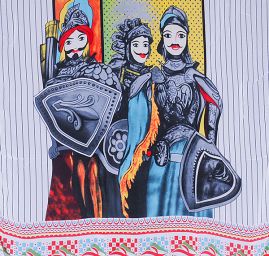 Exkluzivní šála rytířky šedá II.jakost