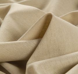 Len pružný viskoza směs režné barvy