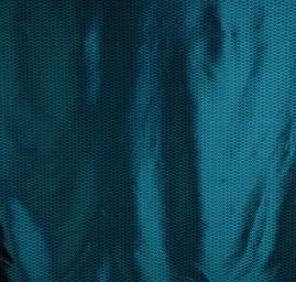 Brokát pružný geometrický ornament tyrkysový