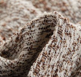 Kostýmovka Art Fabrics buklé smetanovohnědá