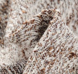 Kostýmová vlněná látka bukle Art Fabrics