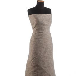 Tvíd kostýmová látka Art Fabrics moaré béžový melír