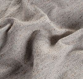 Kostýmová vlněná látka Art Fabrics béžovohnědý melír