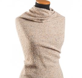 Kostýmová vlněná látka bukle Art Fabrics