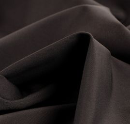 Kostýmová látka pružná tm.hnědá