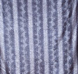 Efektní tkanina imitace hadí kůže černošedá