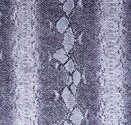 Efektní tkanina imitace hadí kůže černošedá