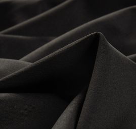 Pletenina úplet scuba crepe oboustranný – černá