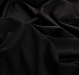 Pletenina úplet scuba crepe oboustranný – černá