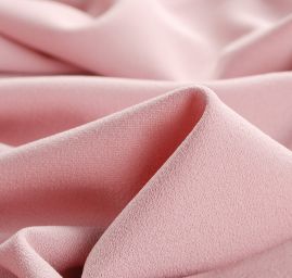 Pletenina úplet scuba crepe oboustranný pastel starorůžová