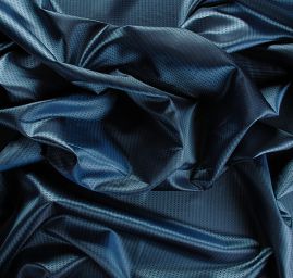 Podšívka žakárová kosočtverce modrá