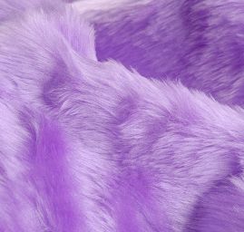 Imitace kožešiny levandulová
