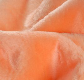 Imitace kožešiny meruňková