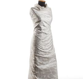 Taft žakár rybky slonová kost