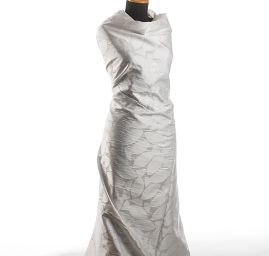 Taft žakár rybky slonová kost