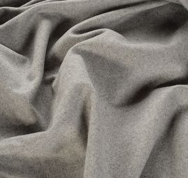 Vlněné sukno látka na teplý kostým/kabát šedá světlá