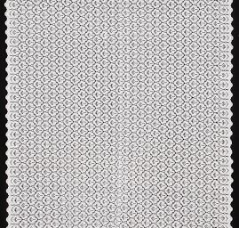 Hrubá krajka vzor růže/lístky bílá