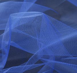 Tyl šatový nivea modrý široký 280cm