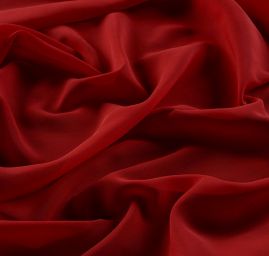 Šifon jednobarevný hladký vínově červený