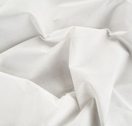 Organtýn viskozová látka lomená bílá