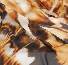 Šifón vzor křídlo motýla 