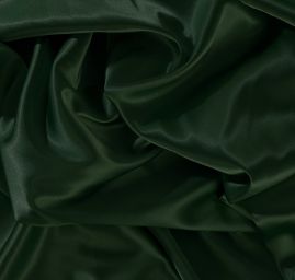 Satén pružný lahvově zelený