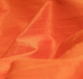 Šantung jednobarevný oranžový