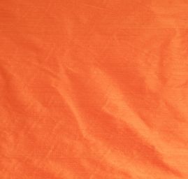 Šantung jednobarevný oranžový