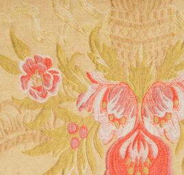 Sametová dekorační látka tisk barokní motiv