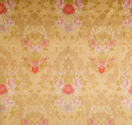 Sametová dekorační látka tisk barokní motiv