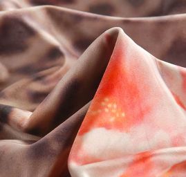 Sametová dekorační látka tisk zvířecí motiv