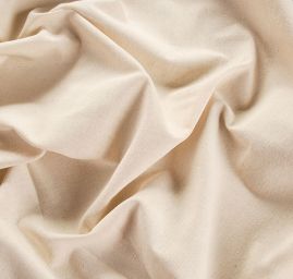 Bavlněná látka silnější smetanovobéžová