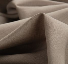Kostýmová látka vlna směs hnědošedá