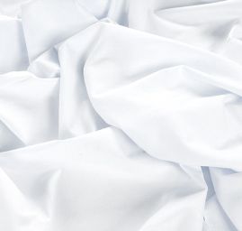 Bavlněné plátno pružné lomená bílá II.jakost 